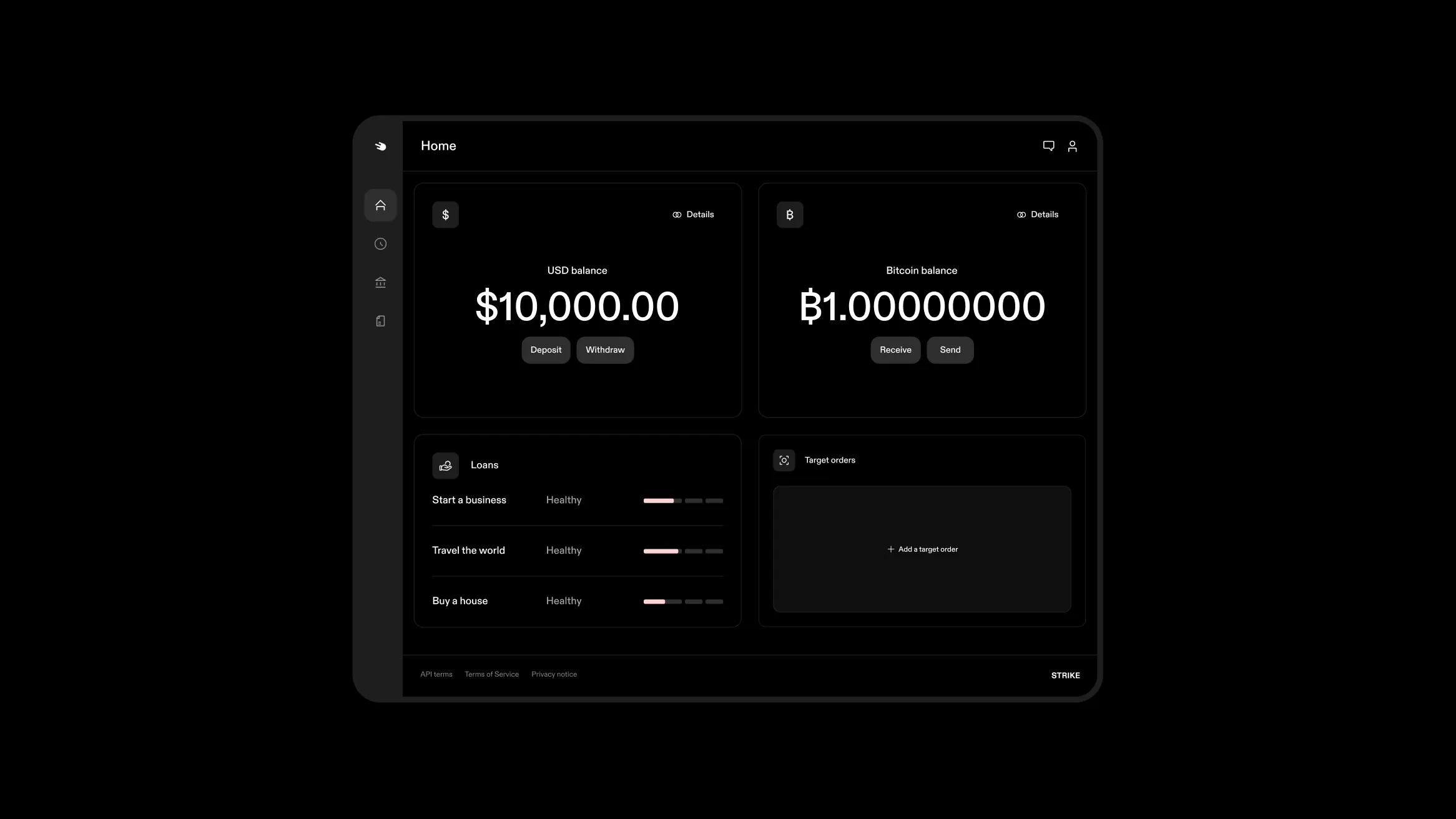 Borrow on the web app