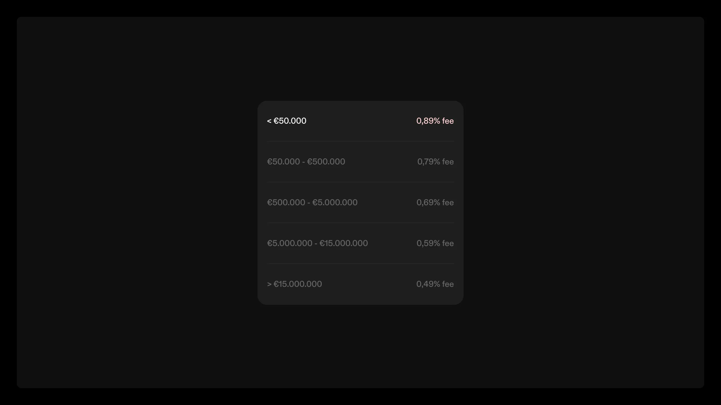 Pay lower trading fees