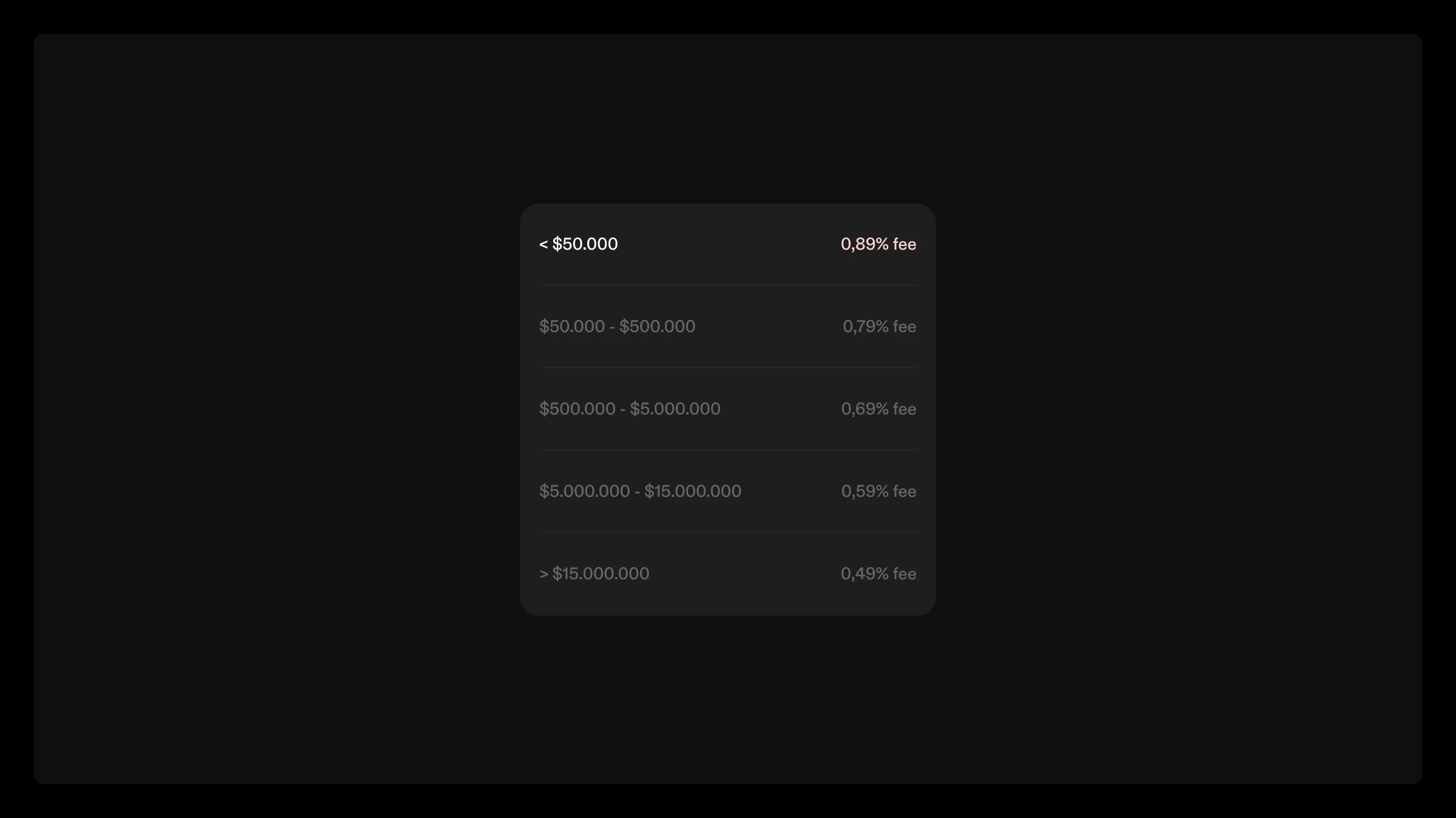 Pay lower trading fees